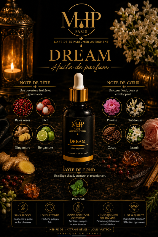 DREAM - Huile de Parfum 50ml - Sans alcool