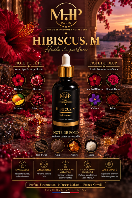 HIBISCUS M — Huile de Parfum | Sans alcool