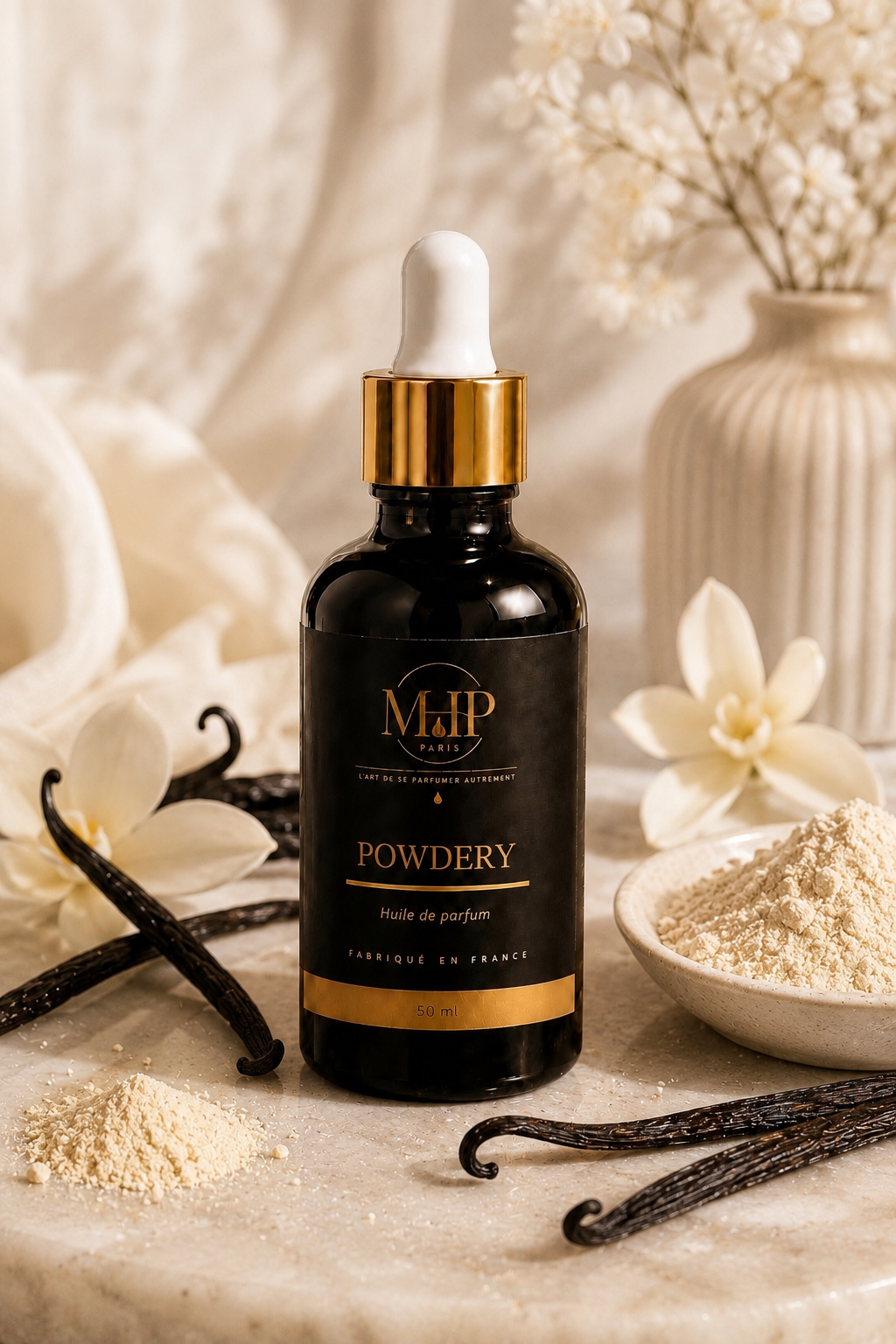 POWDERY - Huile de Parfum 50ml - Sans alcool